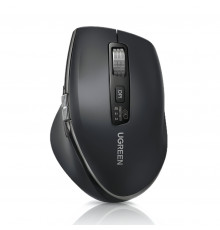 Мышь | UGREEN M751 Ergonomic | цвет: чёрный | 2.4 ГГц + Bluetooth | бесшумная